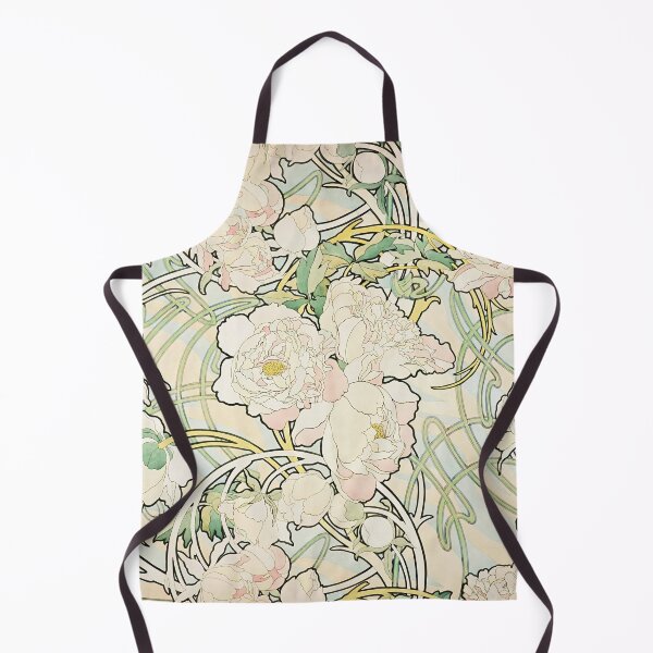 Item preview, Peonies by Alphonse Mucha ,1897 designed and sold by Vintage Wall Art.