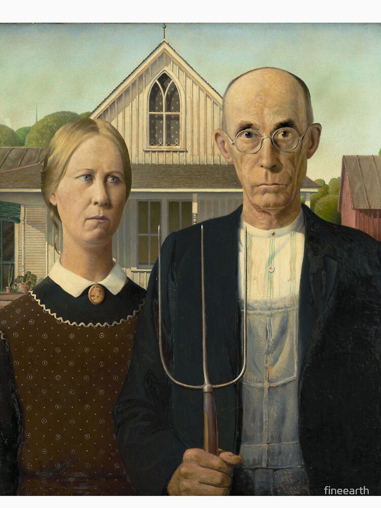 American Gothic, Grant Wood | Essential T-Shirt