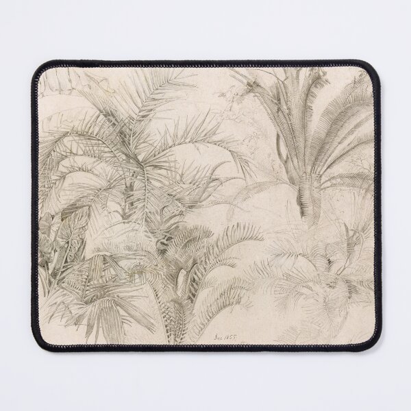 Item preview, Vintage Palm Tree Sketch Drawing, 1855 designed and sold by Vintage Wall Art.