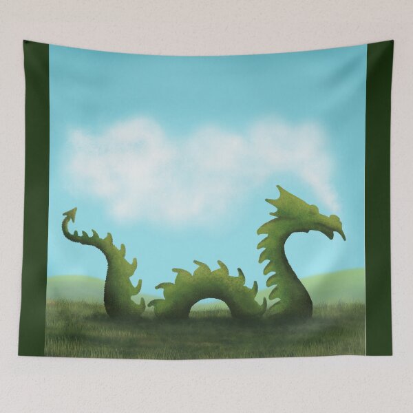 Item preview, Dreams Of A Green Dragon designed and sold by BunnyThePainter.