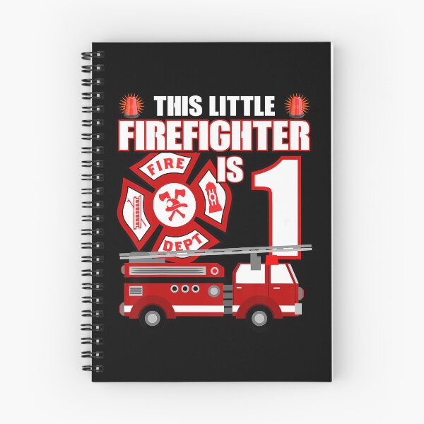 Item preview, Kids 1 Year Old Firefighter Birthday Party Fire Truck 1st Gift designed and sold by PameGraha.