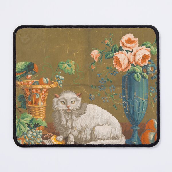 Item preview, Block Printed Cat, 1800s designed and sold by Vintage Wall Art.