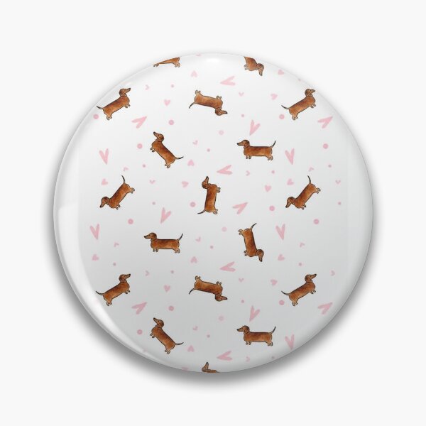 Item preview, Dachshund Pink Hearts Collection designed and sold by kassidyleavitt.