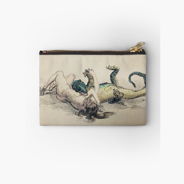 Item preview, Alligator Wrestling by Heinrich Kley - Vintage Art  designed and sold by RickE.