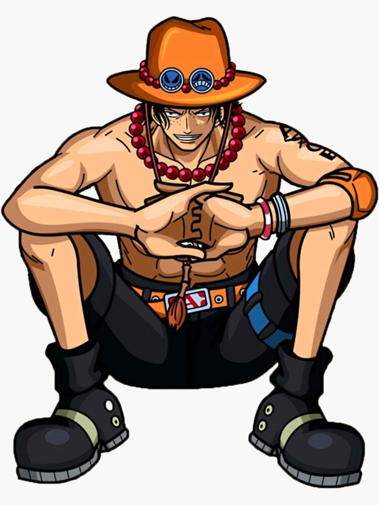 Portgas D Ace One Piece Sticker for Sale by AuguSchultz