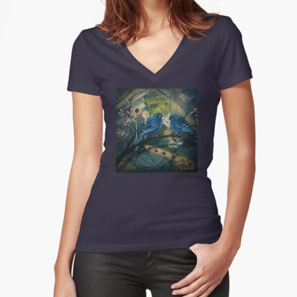 Fitted V-Neck T-Shirt
