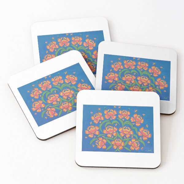 Item preview, Maria Prymachenko A Bunch of Red Flowers on Read Army Day designed and sold by CafeRacer044.