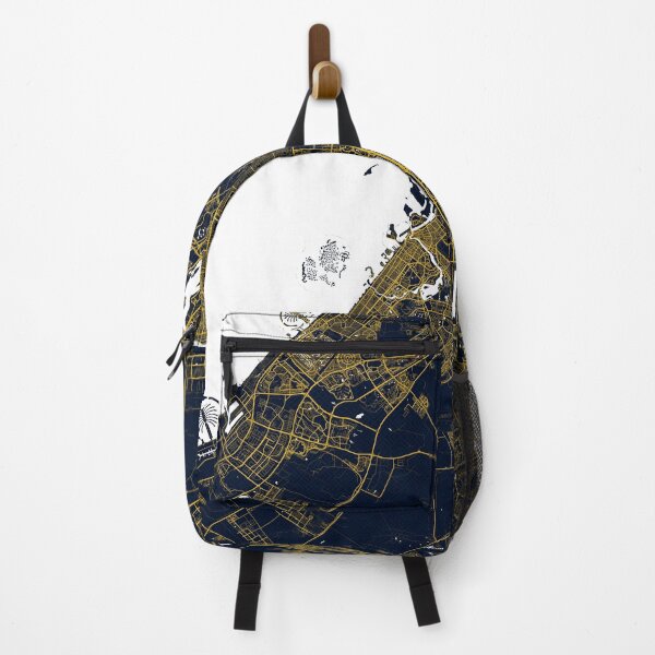 Item preview, Dubai City Map of UAE - Gold Art Deco designed and sold by deMAP.