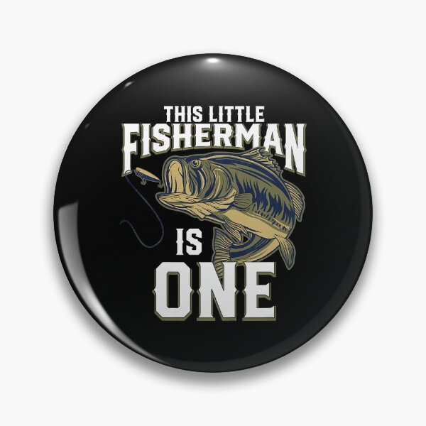 Item preview, The Little Fisherman Is One Kids 1 Year Old Fishing Birthday Party Fisherman 1st Birthday Gift designed and sold by PameGraha.