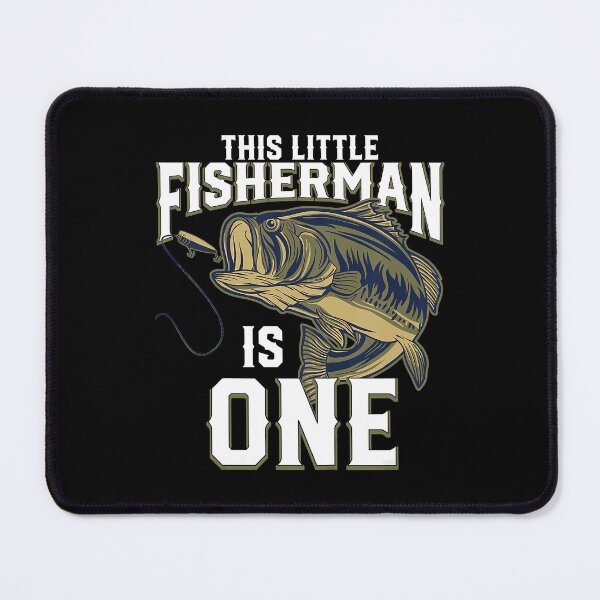 Item preview, The Little Fisherman Is One Kids 1 Year Old Fishing Birthday Party Fisherman 1st Birthday Gift designed and sold by PameGraha.