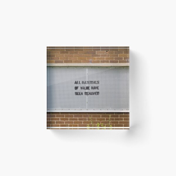 Item preview, All Materials Of Value Have Been Removed designed and sold by Spinneyhead.
