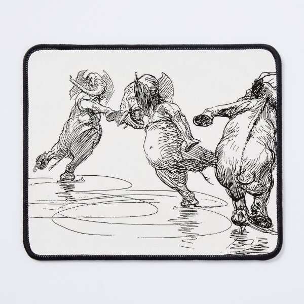 Item preview, Elephants Skating by Heinrich Kley - Vintage Art  designed and sold by RickE.