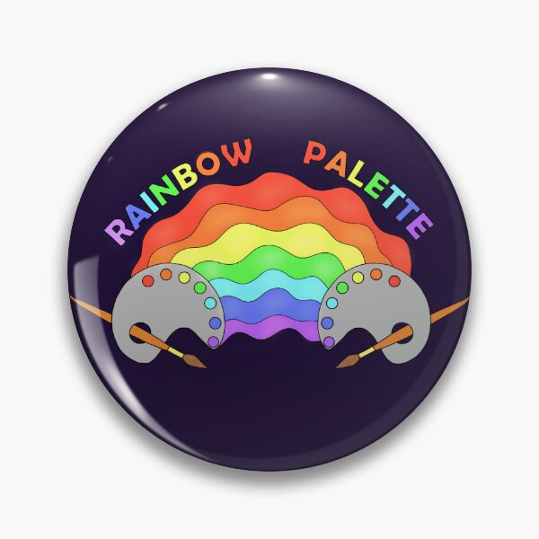 Item preview, Rainbow palette- A combination of color palette with rainbow. designed and sold by Illustropedia ..