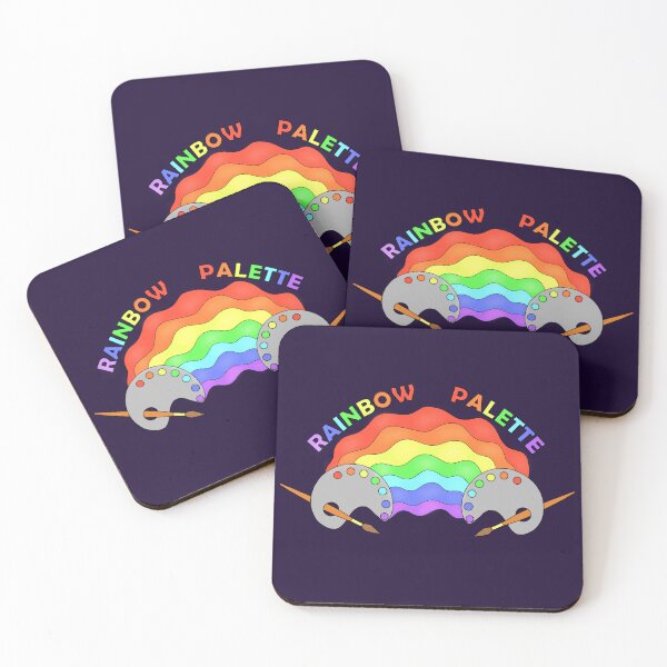 Item preview, Rainbow palette- A combination of color palette with rainbow. designed and sold by Pattern Petals.