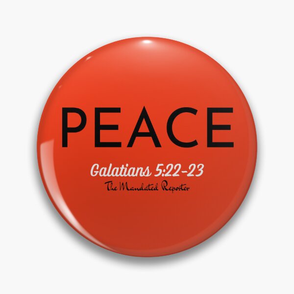 Item preview, The Fruit of The Spirit Peace - Orange, Black, White designed and sold by TheReporter1.