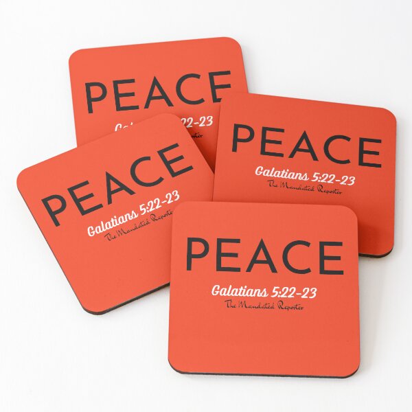 Item preview, The Fruit of The Spirit Peace - Orange, Black, White designed and sold by TheReporter1.