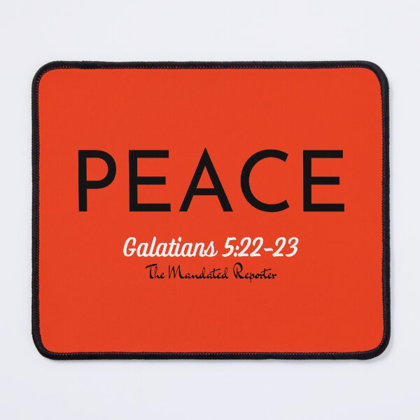 Item preview, The Fruit of The Spirit Peace - Orange, Black, White designed and sold by TheReporter1.