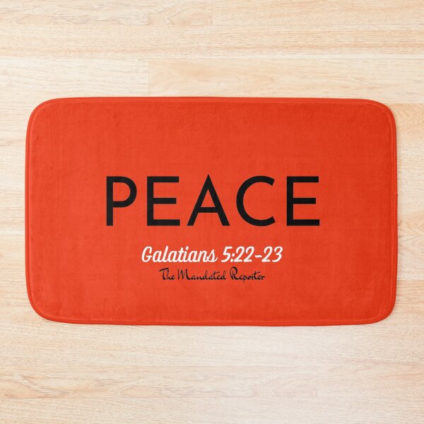 Item preview, The Fruit of The Spirit Peace - Orange, Black, White designed and sold by TheReporter1.