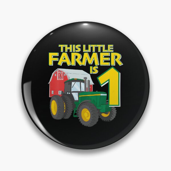 Item preview, This Little Farmer Is One Kids 1 Year Old Green Farm Tractor Birthday Party Farmer 1st Birthday Gift designed and sold by PameGraha.