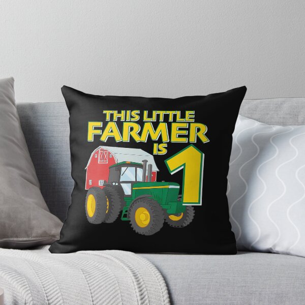 Item preview, This Little Farmer Is One Kids 1 Year Old Green Farm Tractor Birthday Party Farmer 1st Birthday Gift designed and sold by PameGraha.