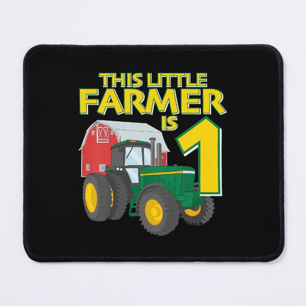 Item preview, This Little Farmer Is One Kids 1 Year Old Green Farm Tractor Birthday Party Farmer 1st Birthday Gift designed and sold by PameGraha.