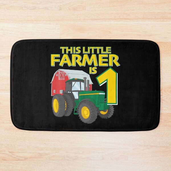 Item preview, This Little Farmer Is One Kids 1 Year Old Green Farm Tractor Birthday Party Farmer 1st Birthday Gift designed and sold by PameGraha.