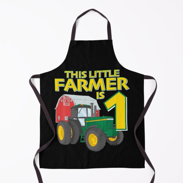 Item preview, This Little Farmer Is One Kids 1 Year Old Green Farm Tractor Birthday Party Farmer 1st Birthday Gift designed and sold by PameGraha.