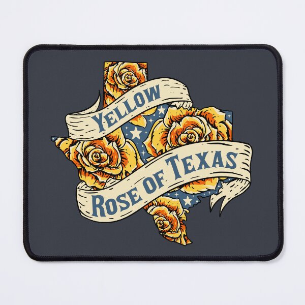 Item preview, Yellow Rose of Texas 2 - Vintage Texas Map covered in yellow roses | we're texas | we are texas designed and sold by Any Color Designs.