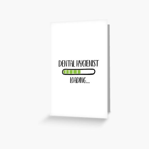 Dental Hygienist Cute Design - Funny Gift For Dental Hygienist Greeting Card
