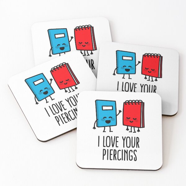 Item preview, I love your piercings funny body piercer piercing designed and sold by LaundryFactory.