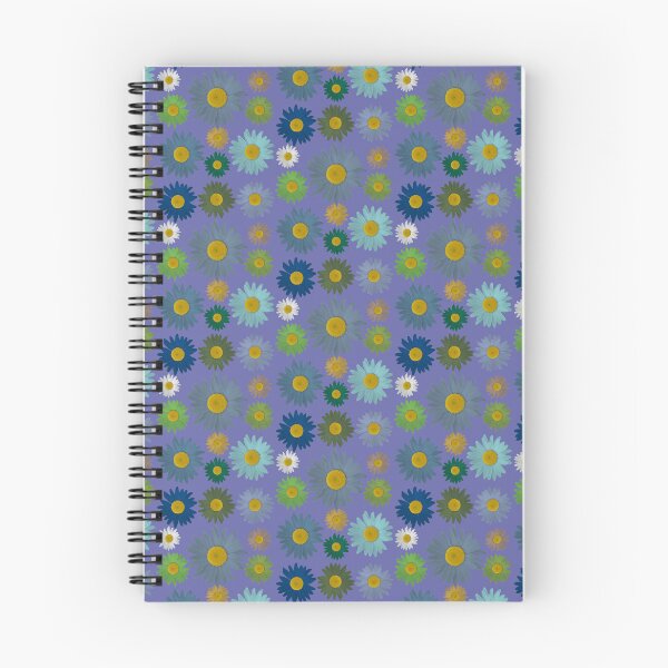 Item preview, Daisies in blue on ultra violet background designed and sold by AHELENE.