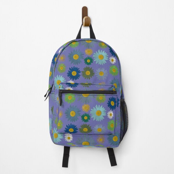 Item preview, Daisies in blue on ultra violet background designed and sold by AHELENE.