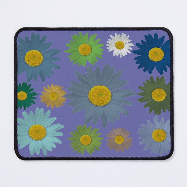Item preview, Daisies in blue on ultra violet background designed and sold by AHELENE.