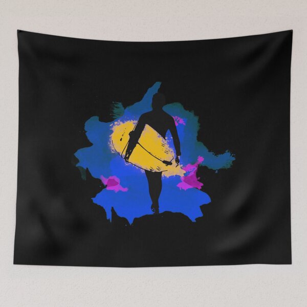 Item preview, Surfer on watercolor - Surf Ocean Summer Classic  designed and sold by bladarpgrine.