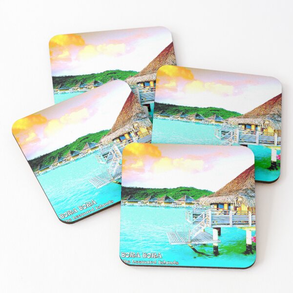 Item preview, BORA BORA : Vintage Leeward Islands Travel and Tourism Print designed and sold by posterbobs.
