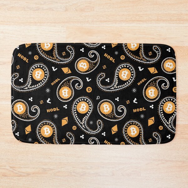 Item preview, Bitcoin crypto paisley designed and sold by Vitaliy Klimenko.