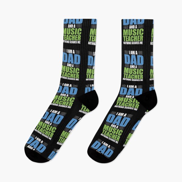 Item preview, I Am a Dad And a Music Teacher Nothing Scares Me designed and sold by nando270.
