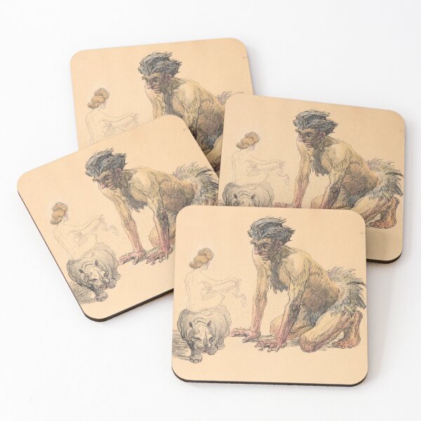 Item preview, The giant, Nymph and the Rhino by Heinrich Kley - Vintage Art designed and sold by RickE.
