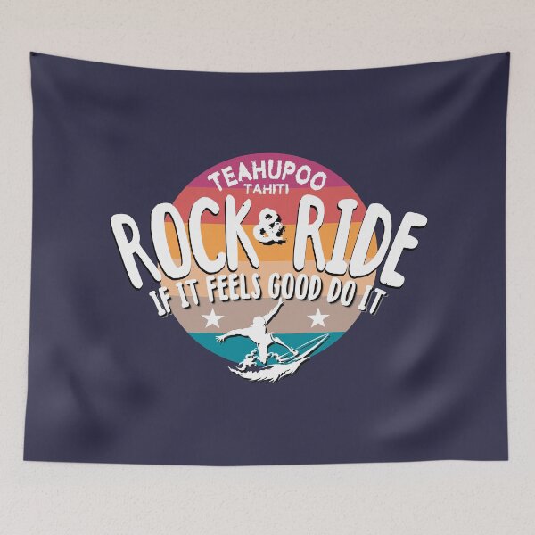 Item preview, Rock & Ride Surfing Teahupoo Tahiti designed and sold by VUE-MER.