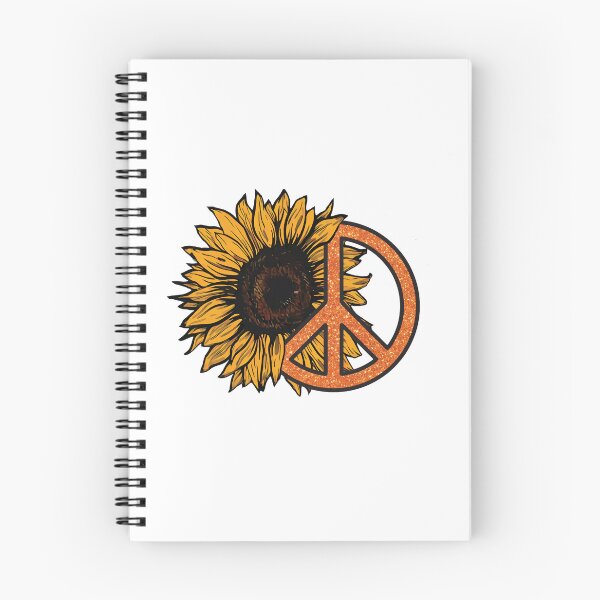 Item preview,  COLORFUL WATERCOLOR HIPPIE  SUNFLOWER WITH PEACE AND LOVE SIGN ESSENTIAL TSHIRT gift for wife gift for gilfriend gift for flower lovers for botanists  designed and sold by GhostAmine.
