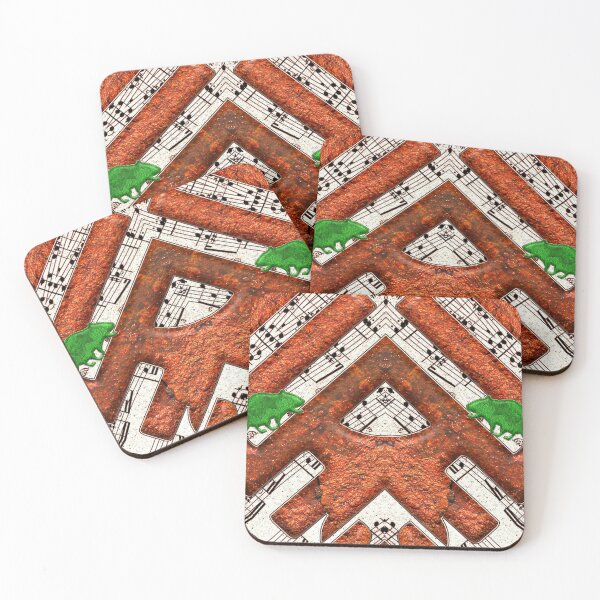 Item preview, Funny pattern of rats dancing on a music score inside a labyrinth4. designed and sold by Ralek.