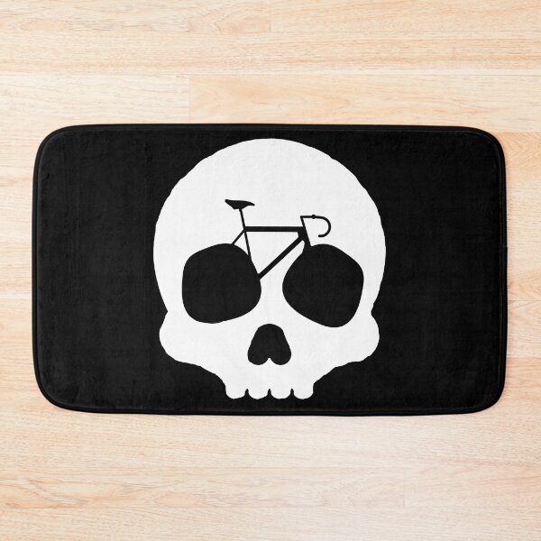 Artikelvorschau, Bicycle Skull • Schädel Geschwindigkeit (Weiß) entworfen und verkauft von amuseXpress.