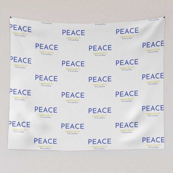 Item preview, The Fruit of The Spirit Peace - White, Blue, Yellow designed and sold by TheReporter1.