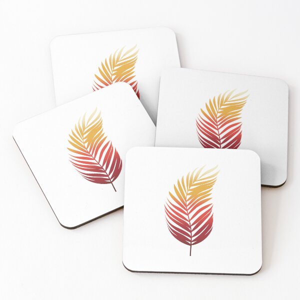 Item preview, Tropical Palm Leaf  - Retro Color Gradient - W03 designed and sold by AlfabetDesign.