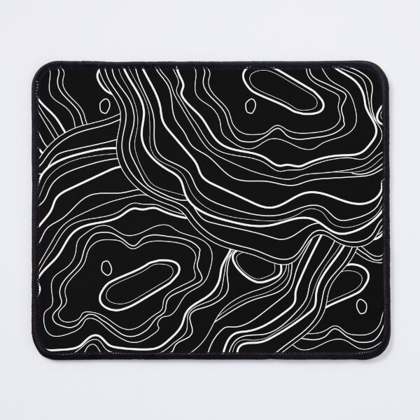 Item preview, Black and White Elevation Geology Pattern  designed and sold by ckylin.
