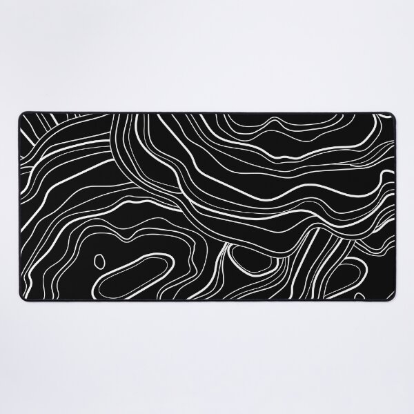 Item preview, Black and White Elevation Geology Pattern designed and sold by ckylin.