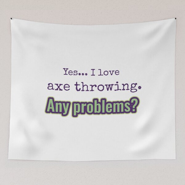 Item preview, I love Axe Throwing designed and sold by cooldesignsalot.
