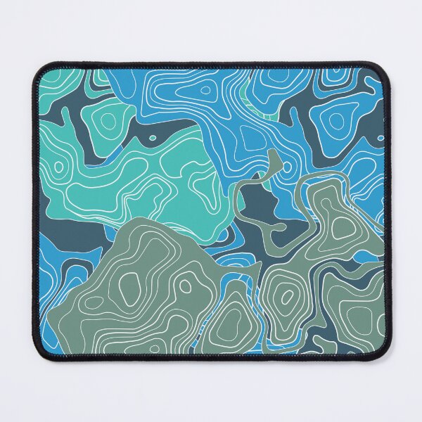 Item preview, Blue Elevation Geology Pattern  designed and sold by ckylin.