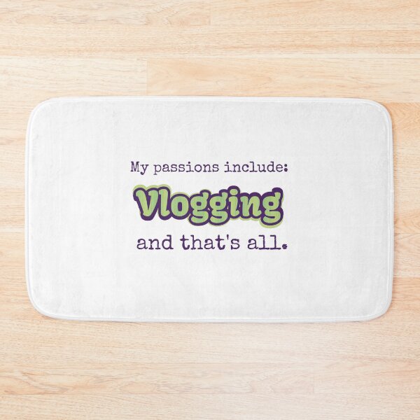 Item preview, Vlogging is my passion designed and sold by cooldesignsalot.