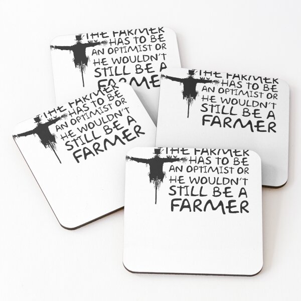 Item preview, The farmer has to be an optimist or he wouldn’t still be a farmer designed and sold by CRO-DESIGN.